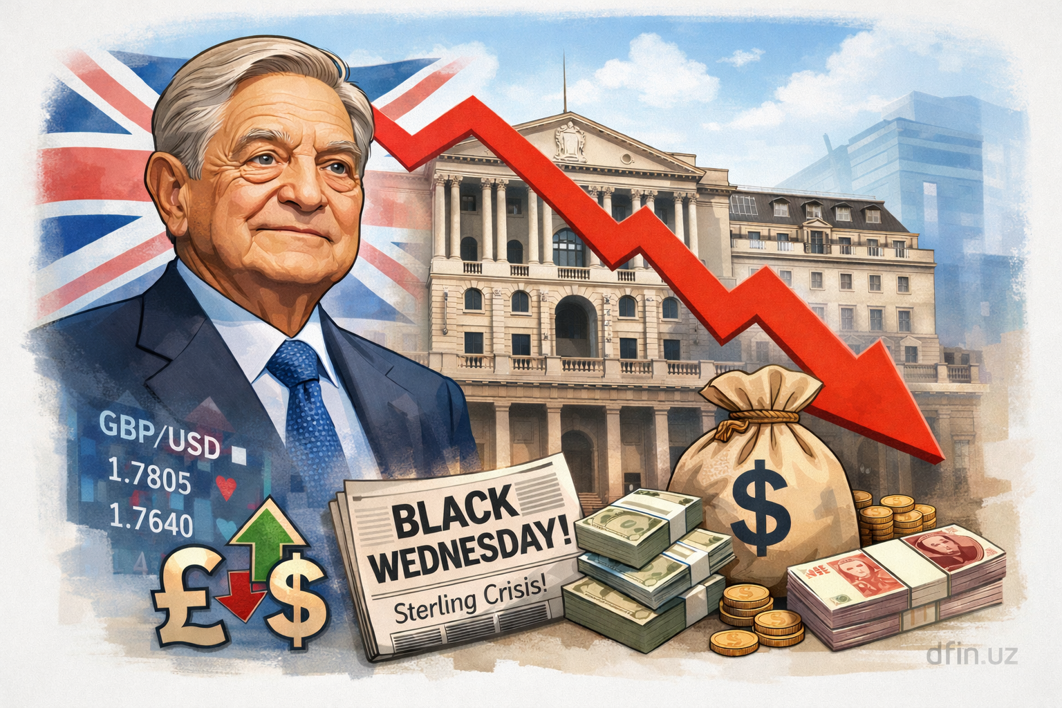 George Soros Angliya bankini qanday qilib qiyin vaziyatga solgan?